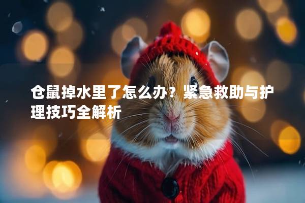 仓鼠掉水里了怎么办？紧急救助与护理技巧全解析