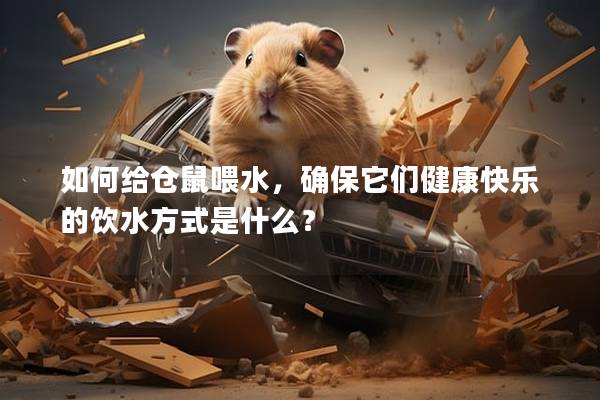 如何给仓鼠喂水，确保它们健康快乐的饮水方式是什么？