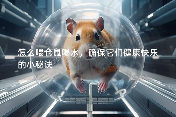 怎么喂仓鼠喝水，确保它们健康快乐的小秘诀