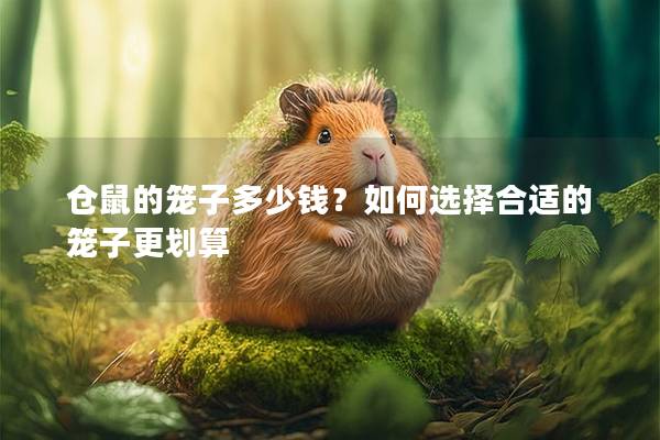 仓鼠的笼子多少钱？如何选择合适的笼子更划算