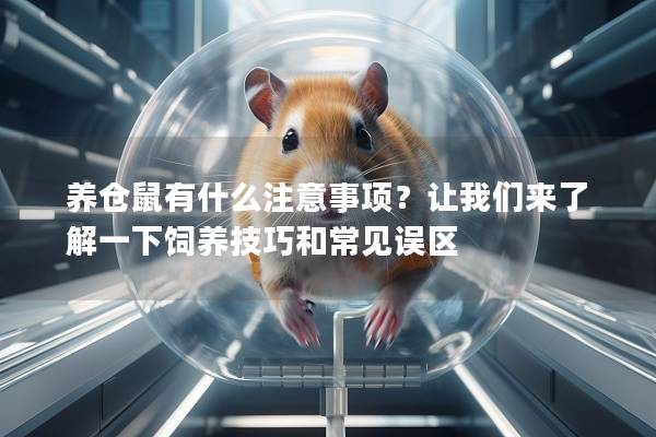养仓鼠有什么注意事项？让我们来了解一下饲养技巧和常见误区