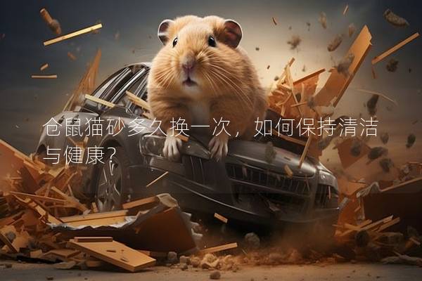 仓鼠猫砂多久换一次，如何保持清洁与健康？