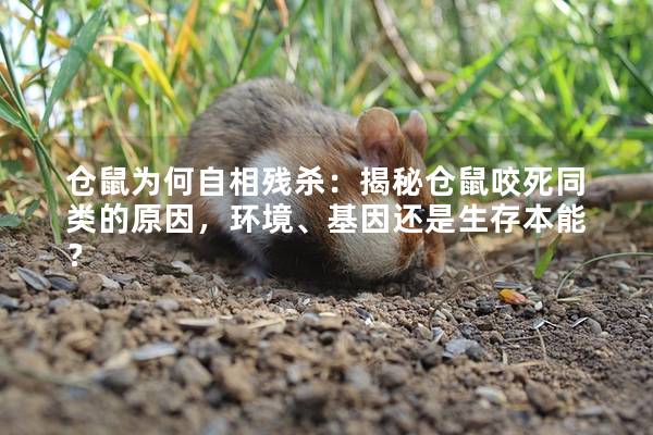仓鼠为何自相残杀：揭秘仓鼠咬死同类的原因，环境、基因还是生存本能？