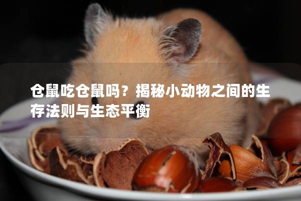仓鼠吃仓鼠吗？揭秘小动物之间的生存法则与生态平衡