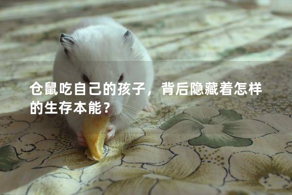 仓鼠吃自己的孩子，背后隐藏着怎样的生存本能？