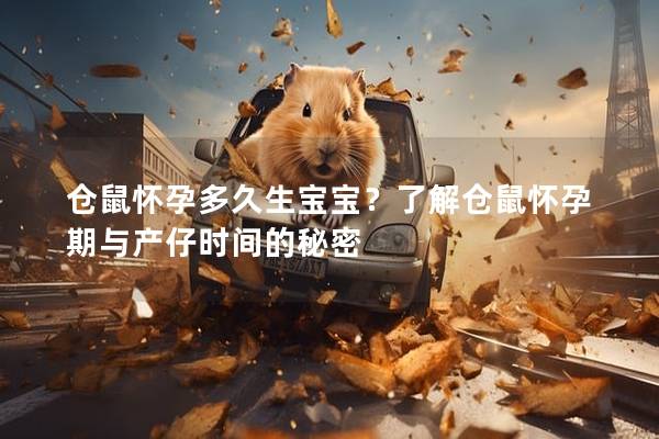 仓鼠怀孕多久生宝宝？了解仓鼠怀孕期与产仔时间的秘密