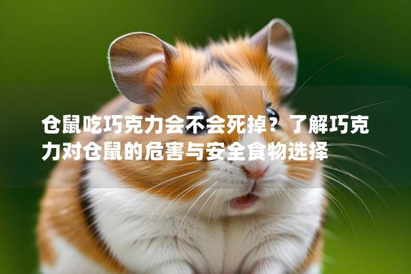 仓鼠吃巧克力会不会死掉？了解巧克力对仓鼠的危害与安全食物选择