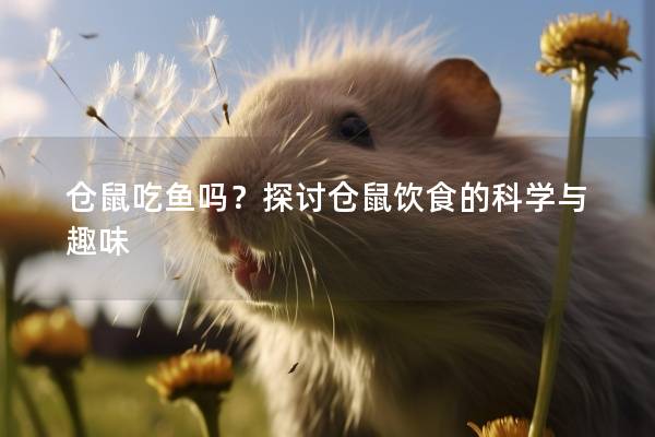 仓鼠吃鱼吗？探讨仓鼠饮食的科学与趣味